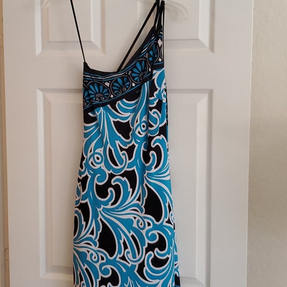 Cache Asymmetrical One Shoulder Dress - Picture 3 of 11